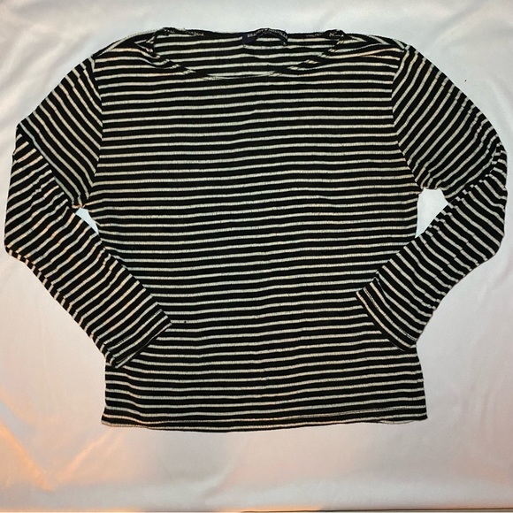 Brandy Melville Striped 3/4 Tee - Picture 1 of 3